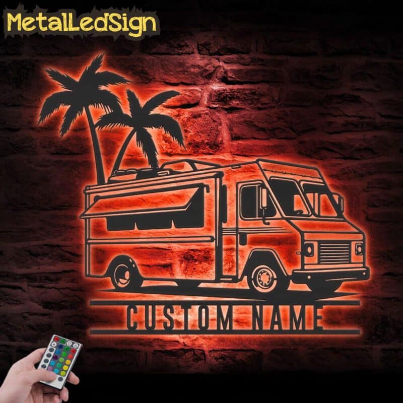 Custom-Fast-Food-Truck-Metal-Wall-Art-LED-Light-5-4.jpg