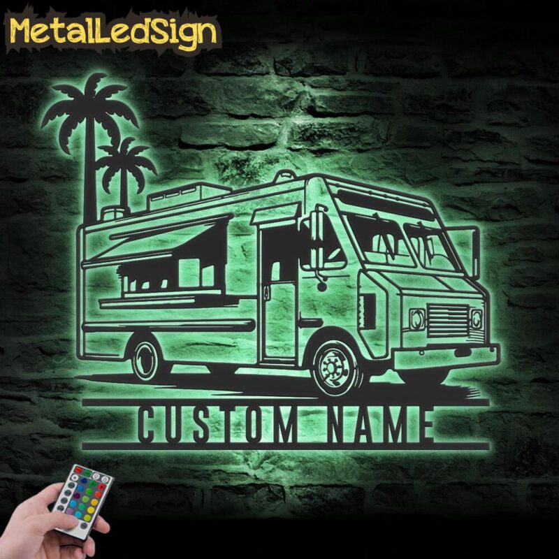 Custom-Fast-Food-Truck-Metal-Wall-Art-LED-Light-7-1.jpg