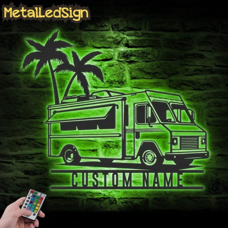 Custom-Fast-Food-Truck-Metal-Wall-Art-LED-Light-7-4.jpg