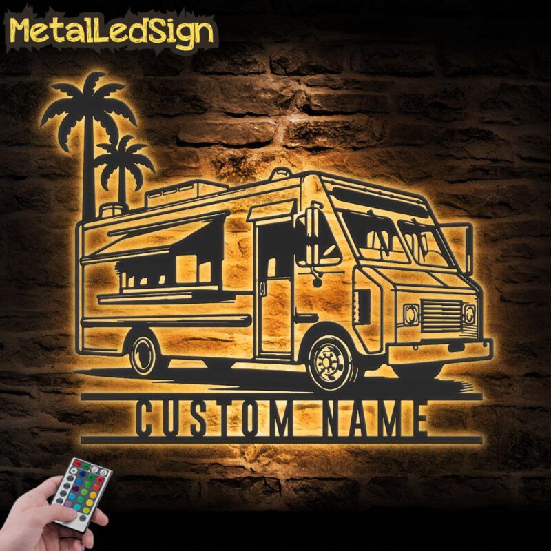 Custom-Fast-Food-Truck-Metal-Wall-Art-LED-Light-Images-1.jpg