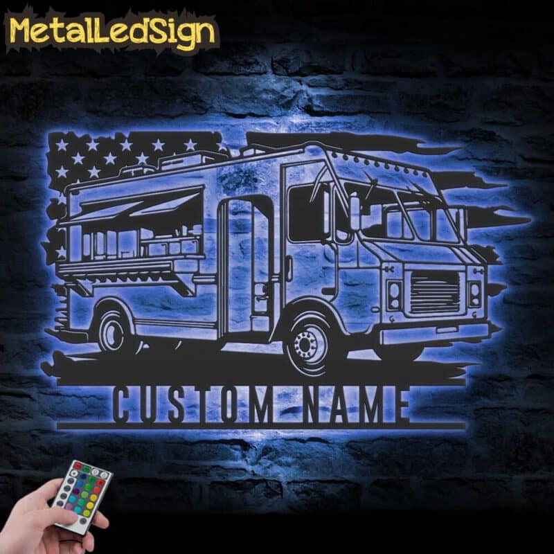 Custom-Fast-Food-Truck-US-Flag-Metal-Wall-Art-LED-Light-3-3.jpg