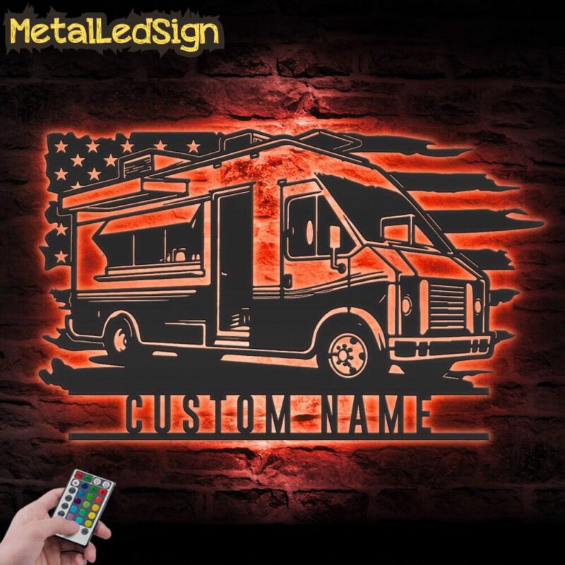 Custom-Fast-Food-Truck-US-Flag-Metal-Wall-Art-LED-Light-5-1.jpg