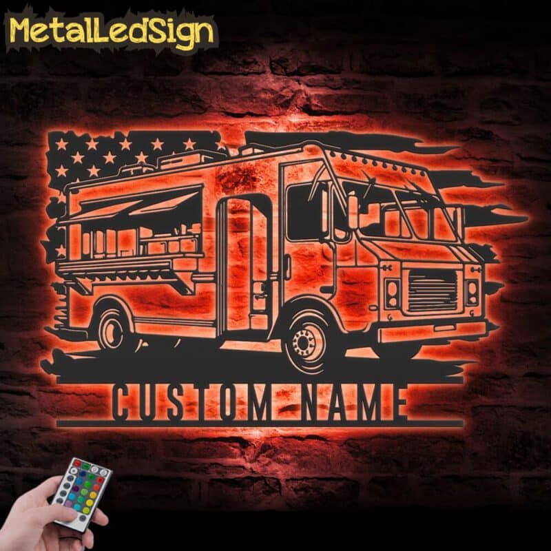 Custom-Fast-Food-Truck-US-Flag-Metal-Wall-Art-LED-Light-5-3.jpg