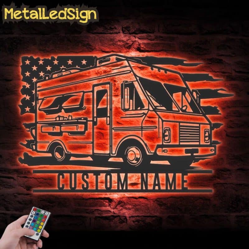 Custom-Fast-Food-Truck-US-Flag-Metal-Wall-Art-LED-Light-7.jpg