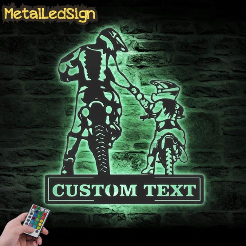 Custom-Father-Daughter-Motocross-Biker-Metal-Wall-Art-LED-Light-7-1.jpg