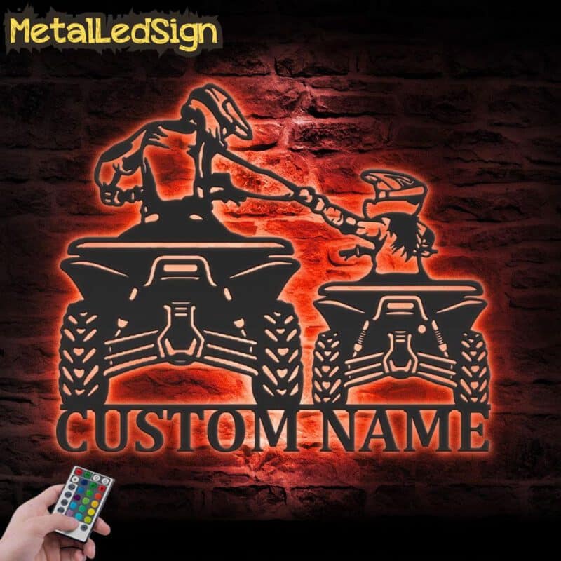 Custom-Father-Daughter-Quad-Biker-Metal-Wall-Art-LED-Light-5.jpg