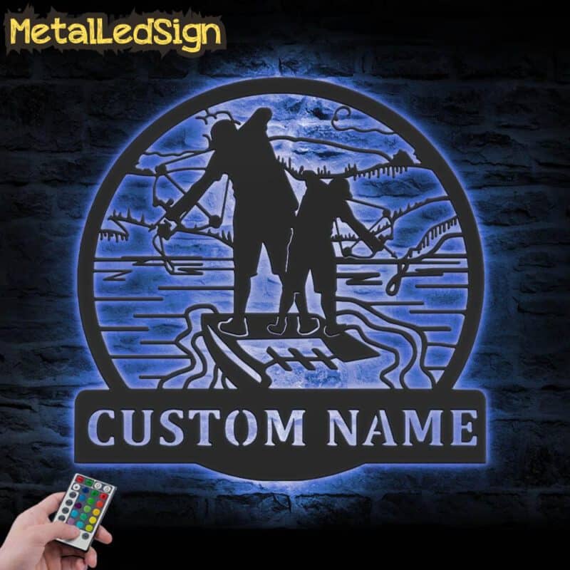 Custom-Father-Son-Bowfishing-Metal-Wall-Art-LED-Light-3.jpg