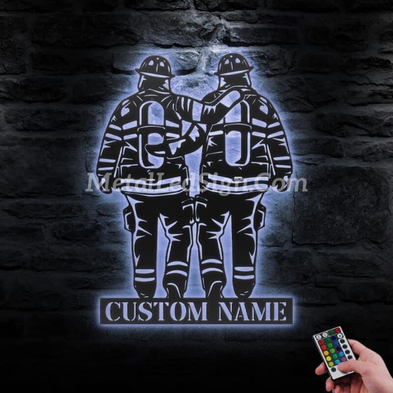 Custom-Father-Son-Firefighter-Metal-Wall-Art-Led-Light-3-6