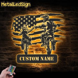 Custom-Father-Son-Motocross-Biker-Metal-Wall-Art-LED-Light-Images-4.jpg