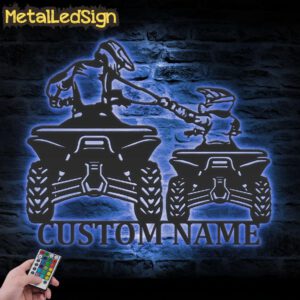 Custom-Father-Son-Quad-Biker-Metal-Wall-Art-LED-Light-3.jpg