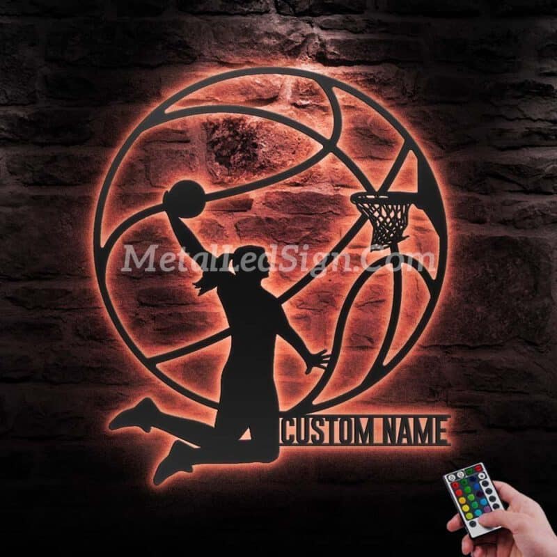 Custom-Female-Basketball-Metal-Wall-Art-Led-Light-5-1