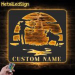 Custom-Female-Deer-Hunting-Sunset-Metal-Wall-Art-LED-Light-Images.jpg