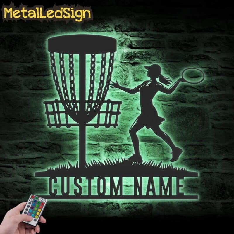 Custom-Female-Disc-Golf-Player-Metal-Wall-Art-LED-Light-7.jpg