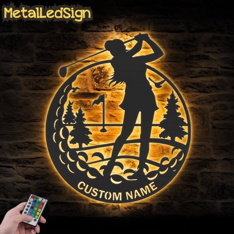 Custom-Female-Golfing-Metal-Wall-Art-LED-Light-Images-1.jpg