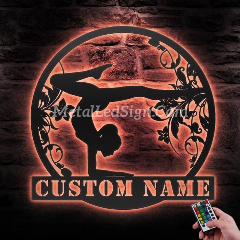 Custom-Female-Gymnastics-Metal-Wall-Art-Led-Light-5-3