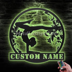 Custom-Female-Gymnastics-Metal-Wall-Art-Led-Light-6