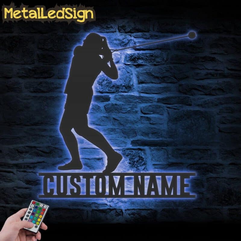 Custom-Female-Hammer-Thrower-Metal-Wall-Art-LED-Light-3.jpg