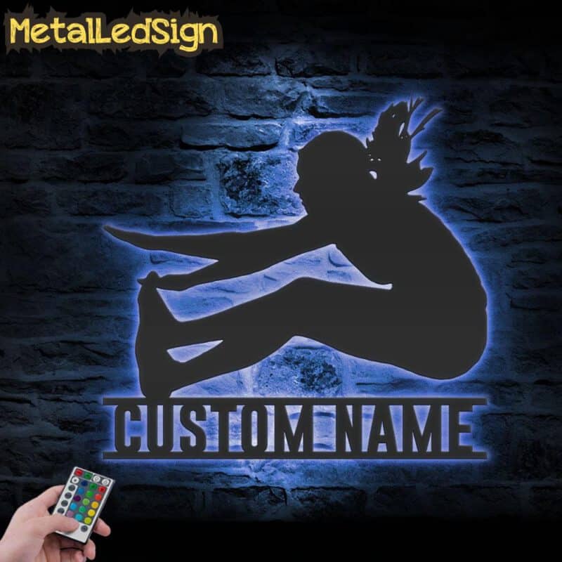 Custom-Female-Long-Jump-Metal-Wall-Art-LED-Light-3.jpg