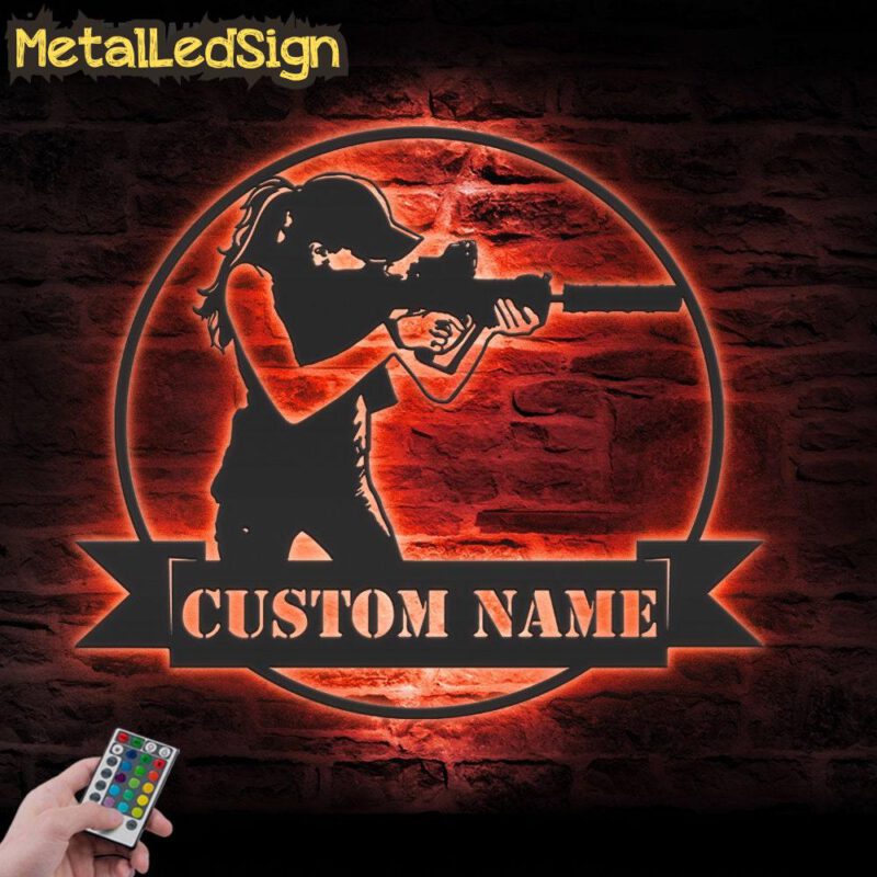 Custom-Female-Shooter-Metal-Wall-Art-LED-Light-5.jpg