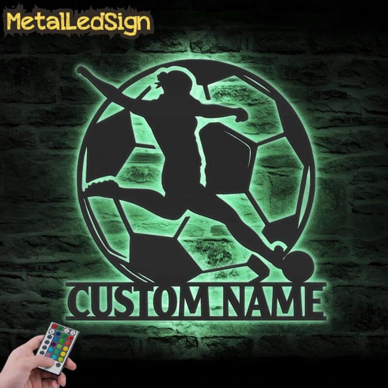 Custom-Female-Soccer-Metal-Wall-Art-LED-Light-7.jpg