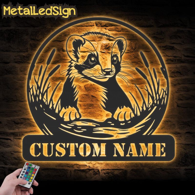 Custom-Ferret-Metal-Wall-Art-LED-Light-Images.jpg