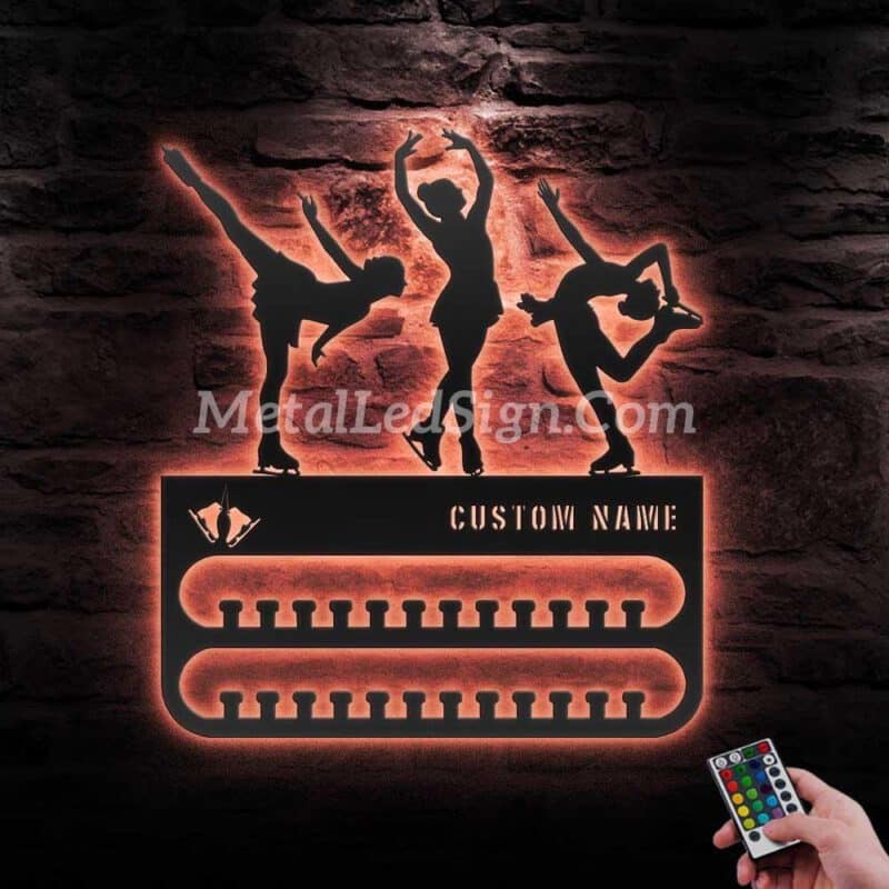 Custom-Figure-Skater-Medal-Hanger-With-Led-Light-6