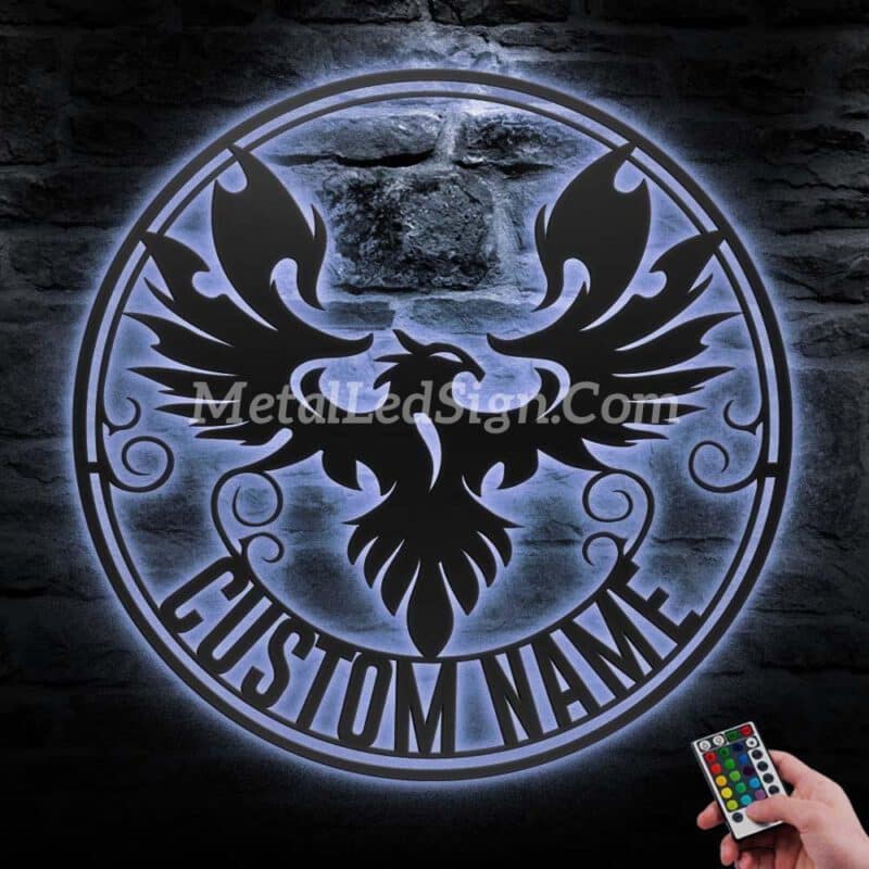 Custom-Fire-Bird-Eagle-Metal-Wall-Art-Led-Light-3-1