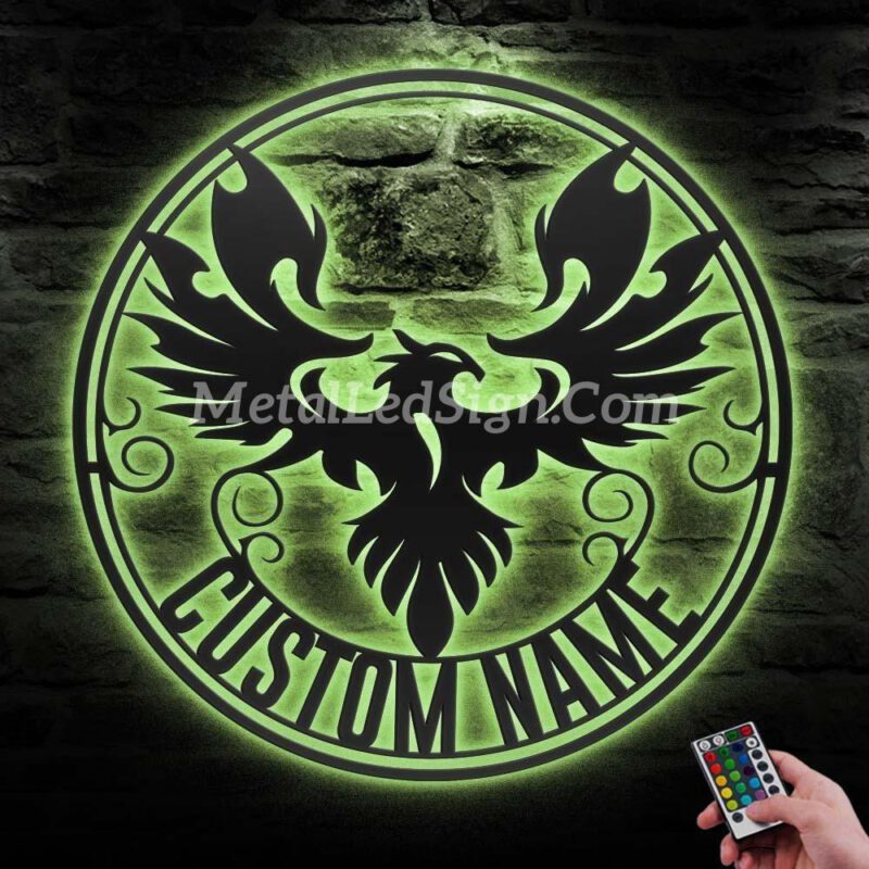 Custom-Fire-Bird-Eagle-Metal-Wall-Art-Led-Light-5-1