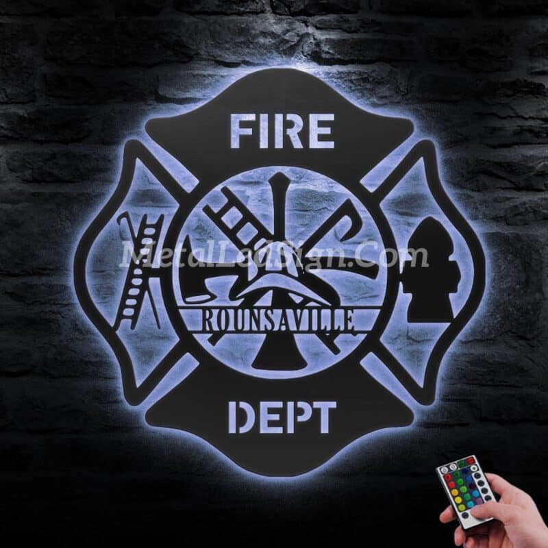 Custom-Firefighter-Maltese-Cross-Metal-Wall-Art-Led-Light-3-1