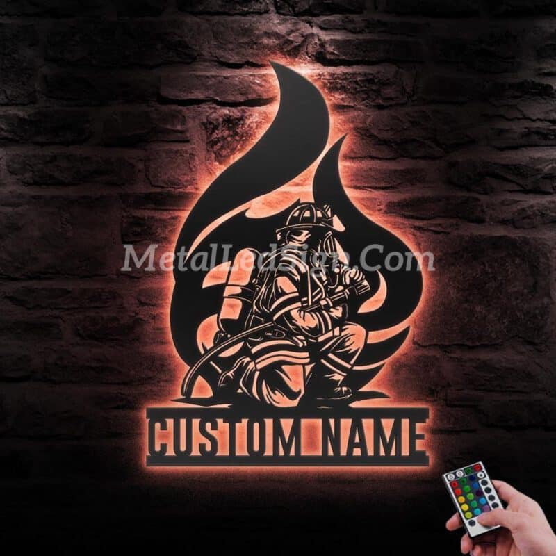 Custom-Firefighter-Metal-Wall-Art-Led-Light-5-9