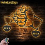 Custom-Fist-Bump-Dad-Baby-Metal-Wall-Art-LED-Light-Images-1.jpg