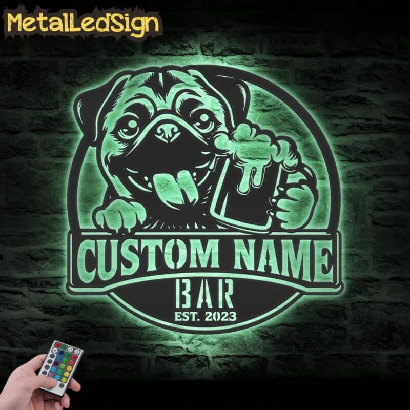 Custom-Flat-Coated-Retriever-Thirsty-Beer-Pub-Metal-Wall-Art-LED-Light-3.jpg