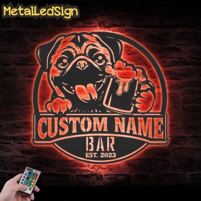 Custom-Flat-Coated-Retriever-Thirsty-Beer-Pub-Metal-Wall-Art-LED-Light-5.jpg