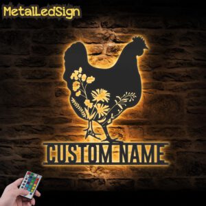 Custom-Floral-Chicken-Farmhouse-Metal-Wall-Art-LED-Light-Images-1.jpg