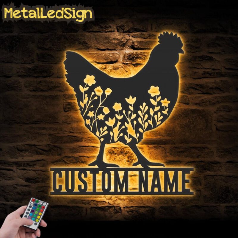 Custom-Floral-Chicken-Farmhouse-Metal-Wall-Art-LED-Light-Images.jpg