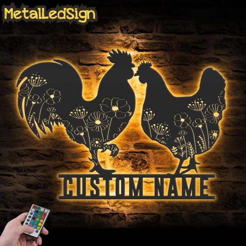 Custom-Floral-Couple-Chicken-Farmhouse-Metal-Wall-Art-LED-Light-Images.jpg