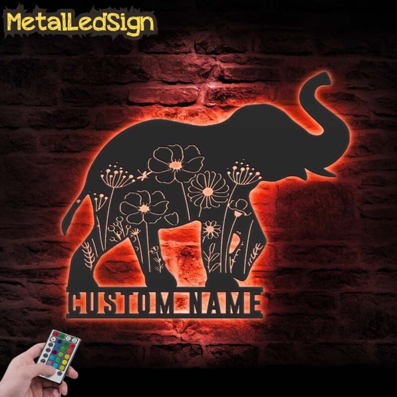 Custom-Floral-Elephant-Metal-Wall-Art-LED-Light-5.jpg