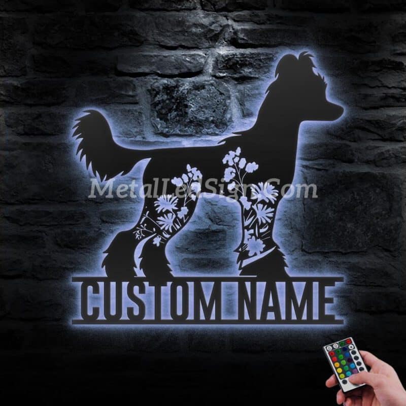 Custom-Floral-English-Bulldog-Metal-Wall-Art-Led-Light-3-2