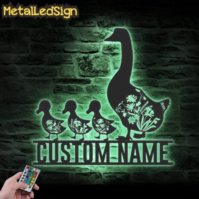 Custom-Floral-Family-Duck-Farmhouse-Metal-Wall-Art-LED-Light-7.jpg