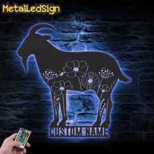 Custom-Floral-Goat-Farmhouse-Metal-Wall-Art-LED-Light-3.jpg