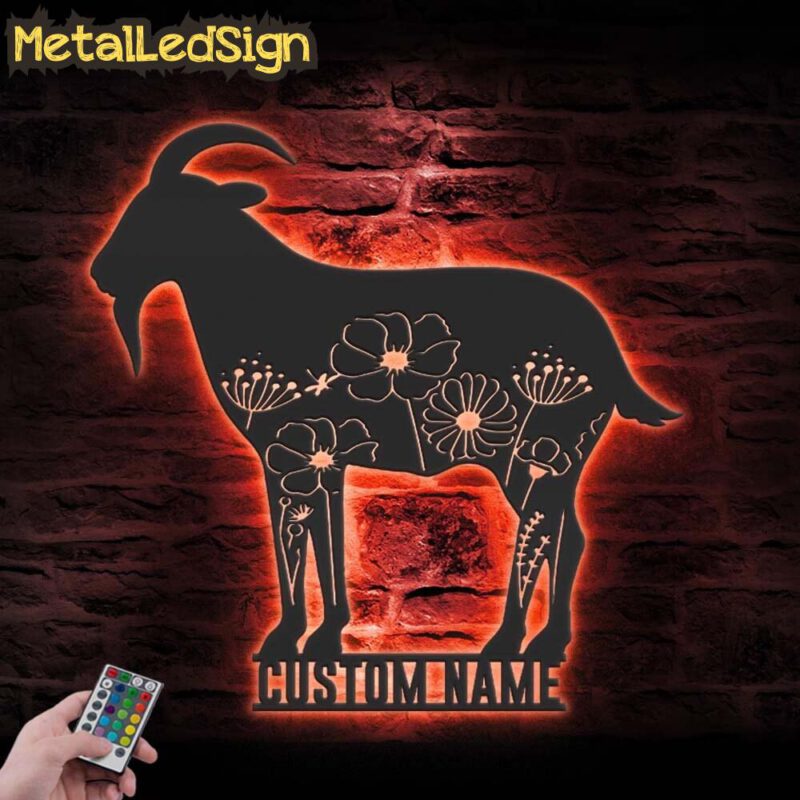 Custom-Floral-Goat-Farmhouse-Metal-Wall-Art-LED-Light-5.jpg