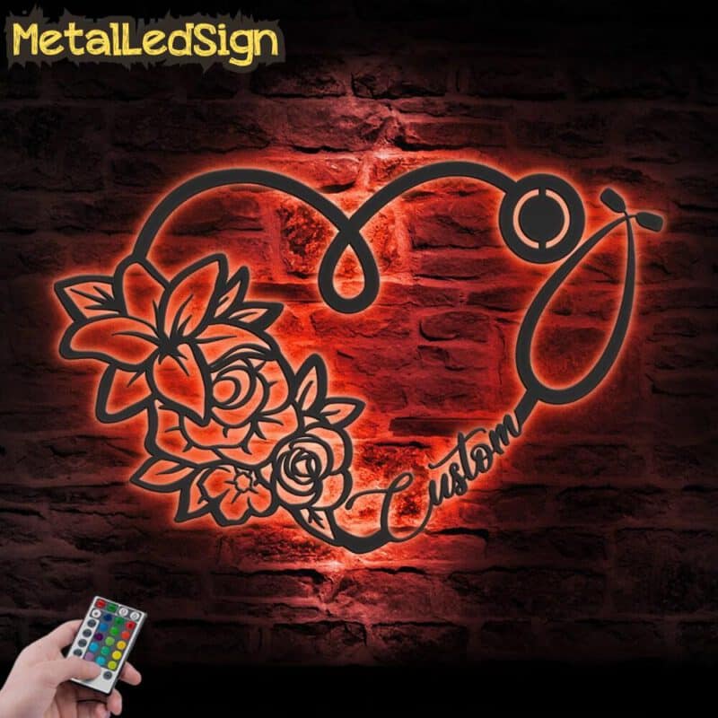 Custom-Floral-Heart-Stethoscope-Nursing-Metal-Wall-Art-LED-Light-5.jpg