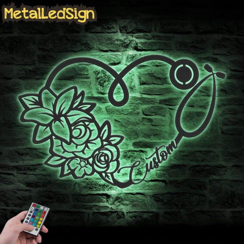 Custom-Floral-Heart-Stethoscope-Nursing-Metal-Wall-Art-LED-Light-7.jpg