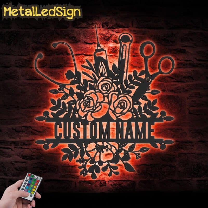 Custom-Floral-Medical-Tool-Metal-Wall-Art-LED-Light-5-2.jpg