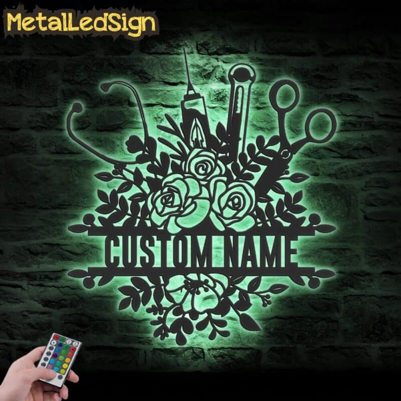 Custom-Floral-Medical-Tool-Metal-Wall-Art-LED-Light-7-2.jpg