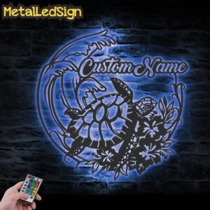 Custom-Floral-Turtle-With-Wave-Metal-Wall-Art-LED-Light-3.jpg