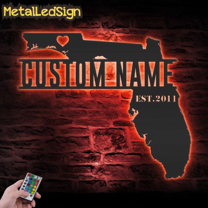 Custom-Florida-Map-Metal-Wall-Art-LED-Lights-5.jpg