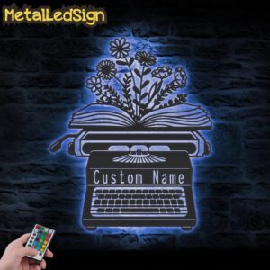 Custom-Flower-Book-Writer-Metal-Wall-Art-LED-Light-3.jpg