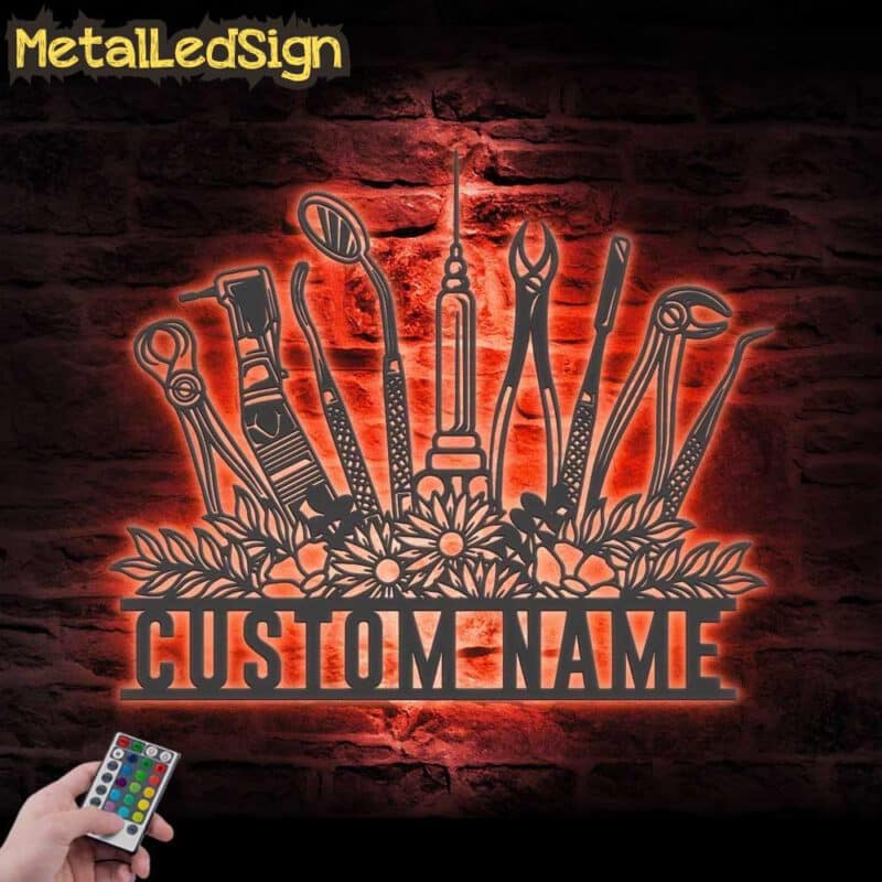 Custom-Flower-Dental-Tool-Shop-Metal-Wall-Art-LED-Light-5-1.jpg