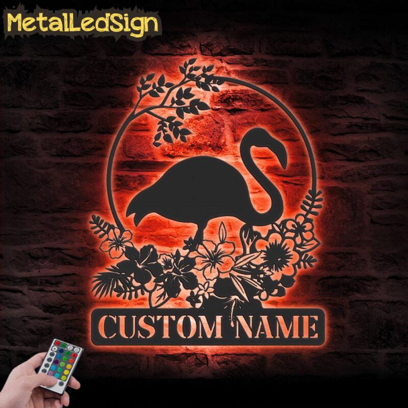 Custom-Flower-Flamingo-Metal-Wall-Art-LED-Light-5.jpg